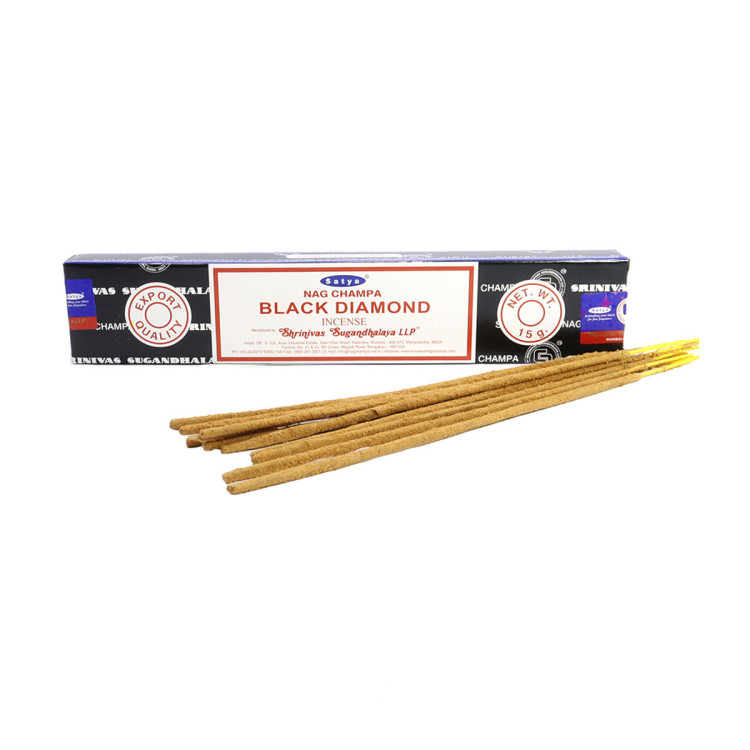 Благовония Satya M Black Diamond  Чёрный Бриллиант 15gm уп-12шт