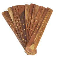 Подставка под благовония PATTI Лыжа Будда дерево уп 10шт