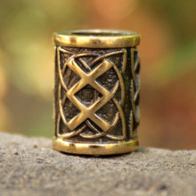 Бусина 22 Ингуз, бронза, 12*D9мм,d 5,5мм Бусина 22 Ингуз, бронза, 12*D9мм,d 5,5мм