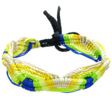 B03-59 Фенечка (браслет) 10мм, текстиль