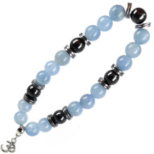 BA330 Браслет с подвеской на Просветление (Ом) камень,8мм