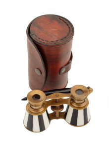 Бинокль в кожанном футляре