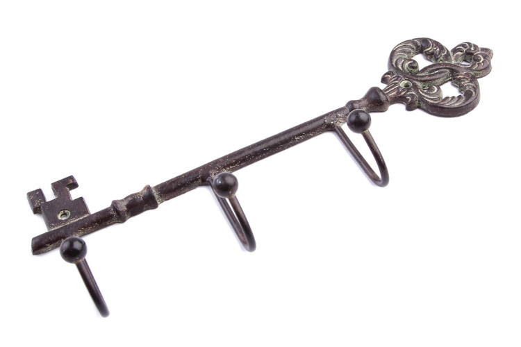 Вешалка-крючок (железо) "Ключ"