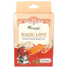 Aromatika Благовония "пуля" Magic Love ВОЛШЕБНАЯ ЛЮБОВЬ ("стелющийся дым") масала