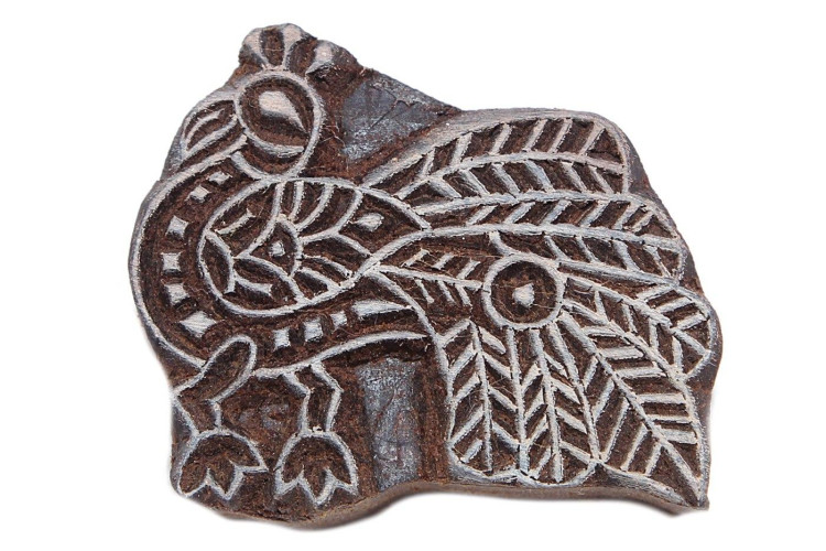 Штамп-печать "Павлин"