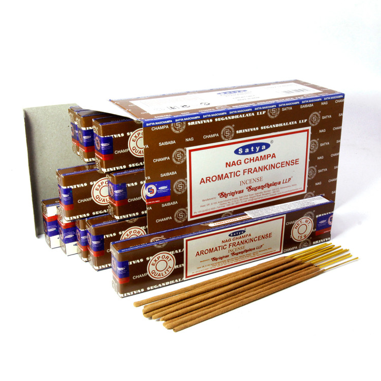 Благовония Satya M  Aromatic Frankincense Ароматный ладан 15gm уп-12шт