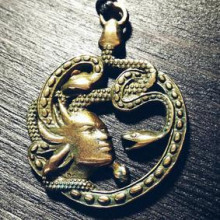 BV08-15 Кулон Медуза Горгона, бронза BV08-15 Кулон Медуза Горгона, бронза